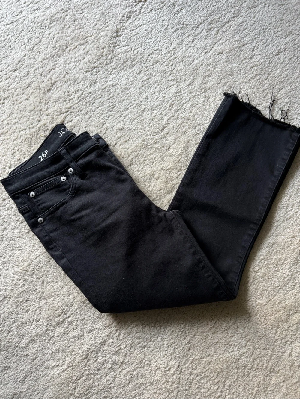 J Crew Mid-Rise Boot Crop Jeans Size 26P
